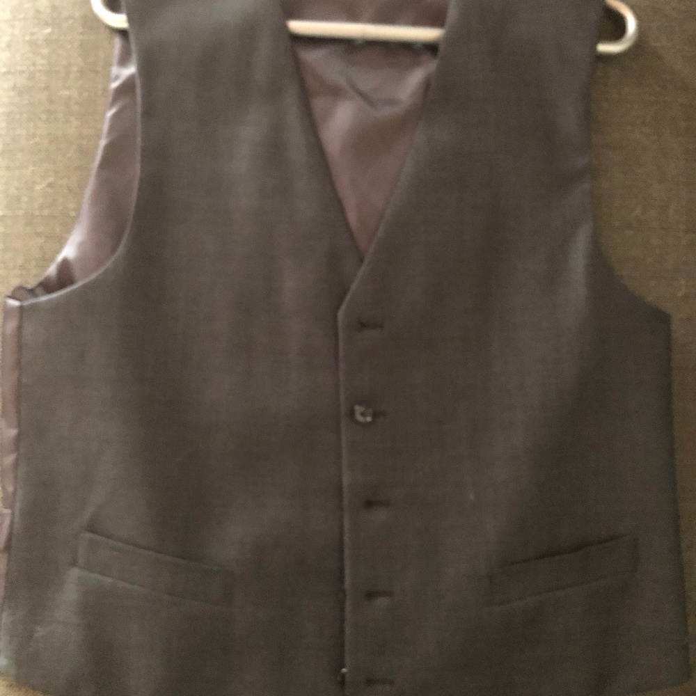 Mens 100% Laine Wool Vest size 42
